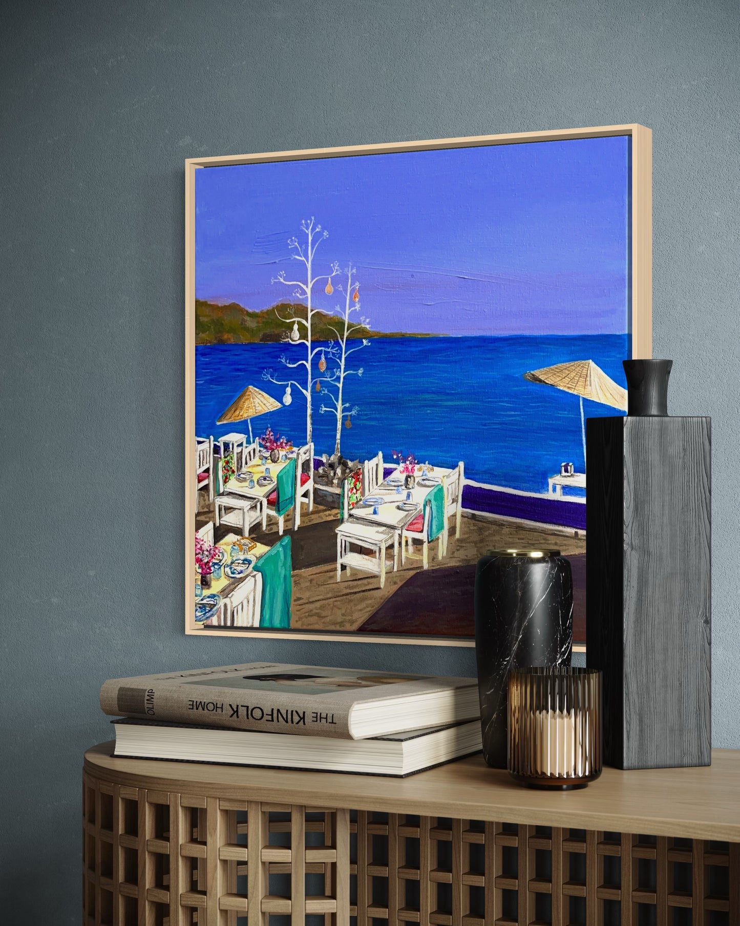 Mediterranean beach | Original Artwork
