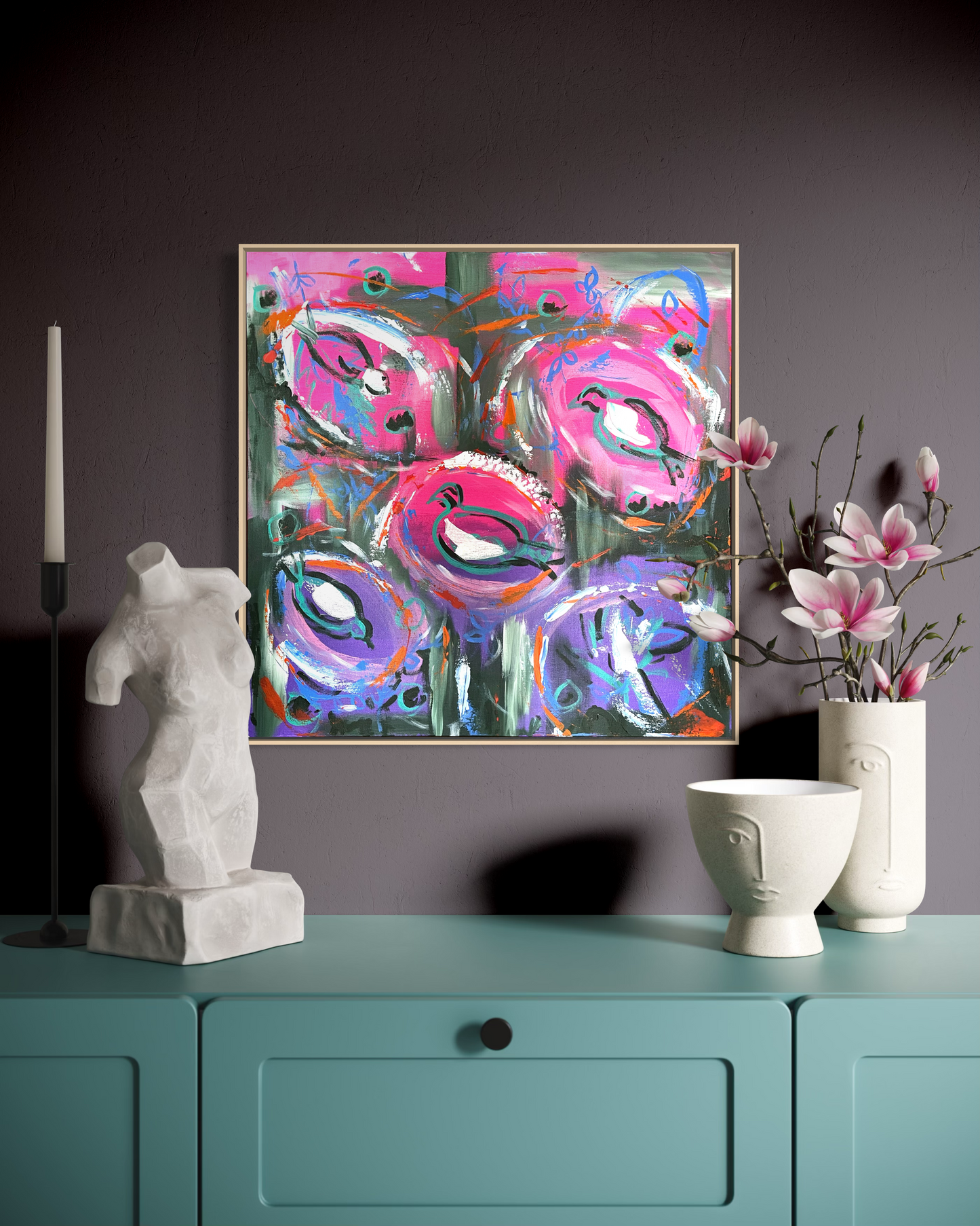 Hypnotic Dance Pink | Fine Art Print