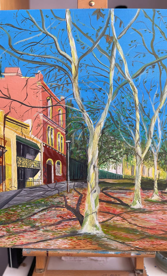 Autumn tree oranges | Fine Art Print