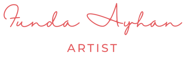 Funda Ayhan's artist name displayed in a stylized font on a white background