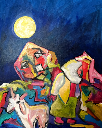 Earthquake Woman | Original Artwork