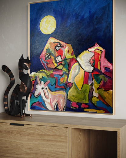 Earthquake Woman | Original Artwork