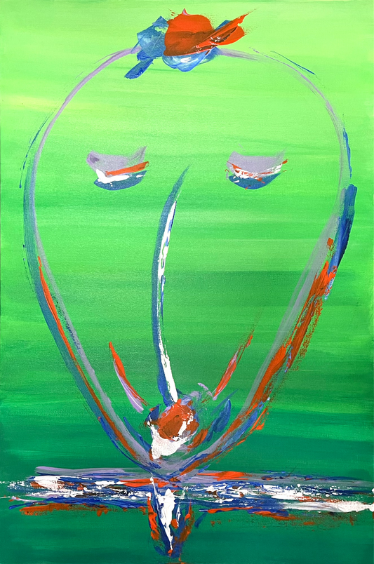 Dream's Face Green | Fine Art Print