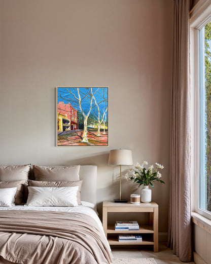 Autumn tree oranges | Original Artwork