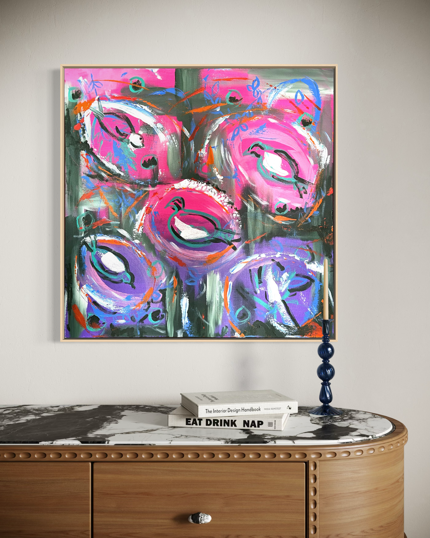 Hypnotic Dance Pink | Original Artwork