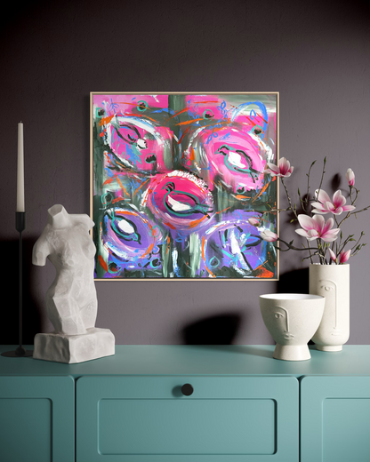 Hypnotic Dance Pink | Original Artwork