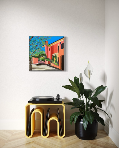 The House is Orange and Serene | Fine Art Print