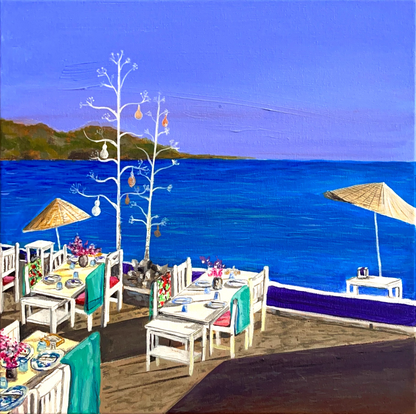 Mediterranean beach | Fine Art Print