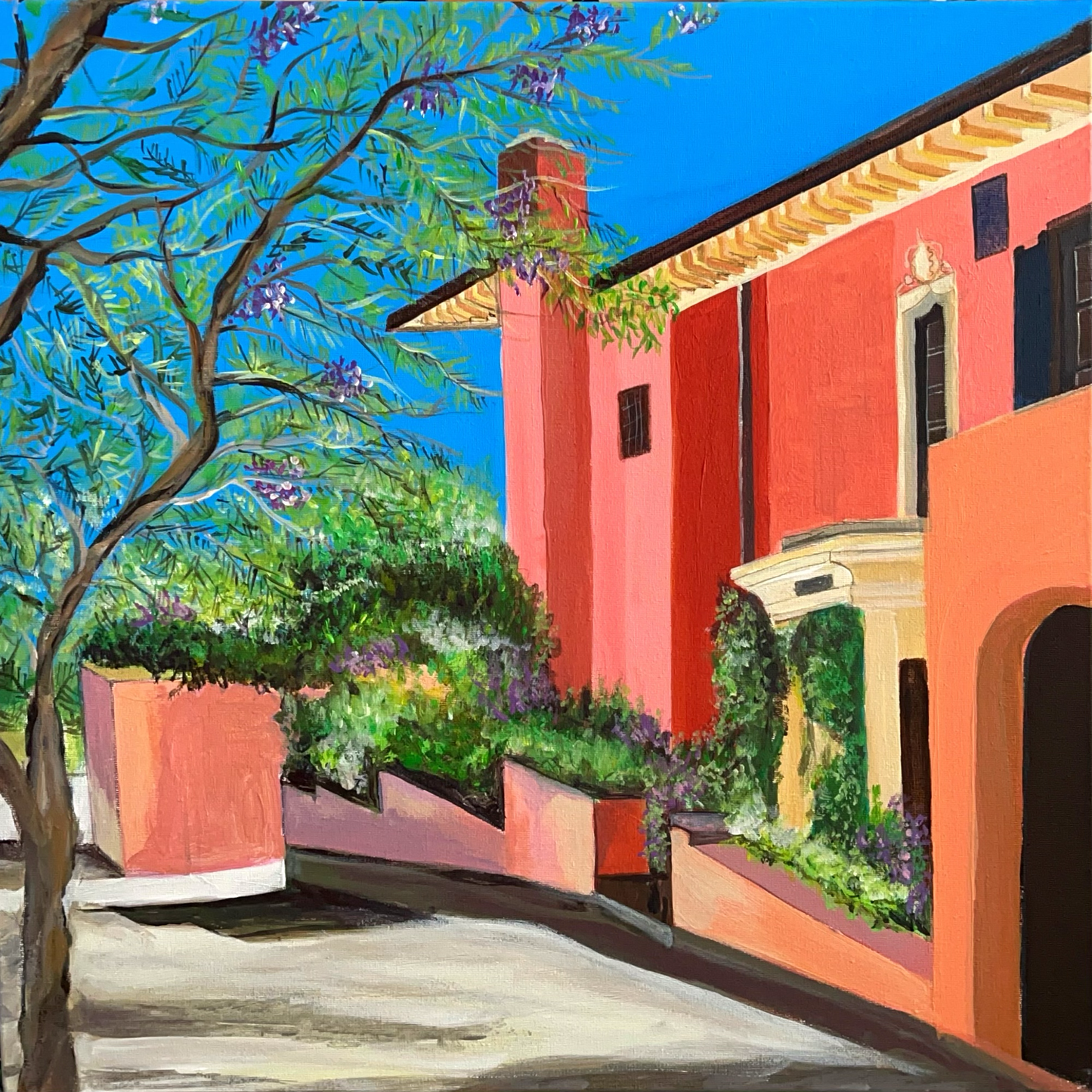 The House is Orange and Serene | Fine Art Print