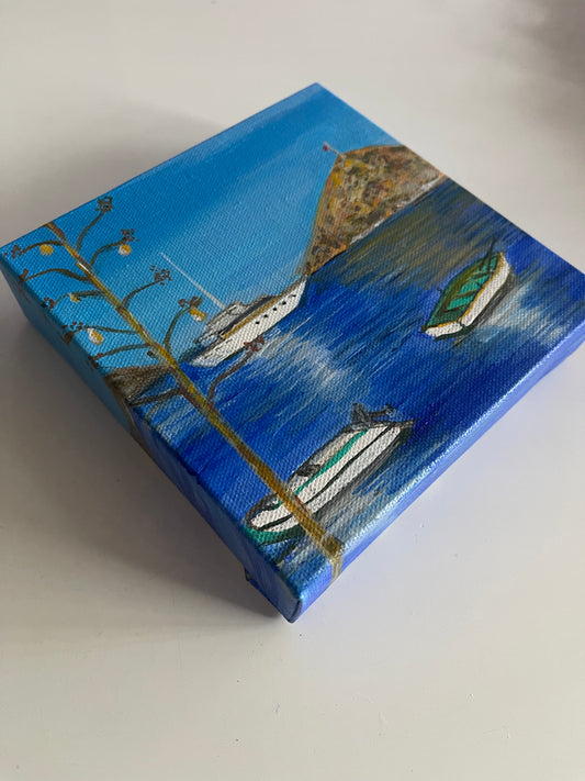 Boats and the sea | Original Artwork