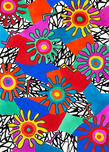 Textile Rhythm Color | Original Artwork