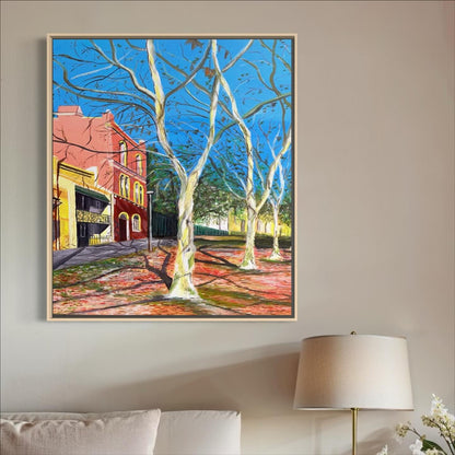 Autumn tree oranges | Original Artwork