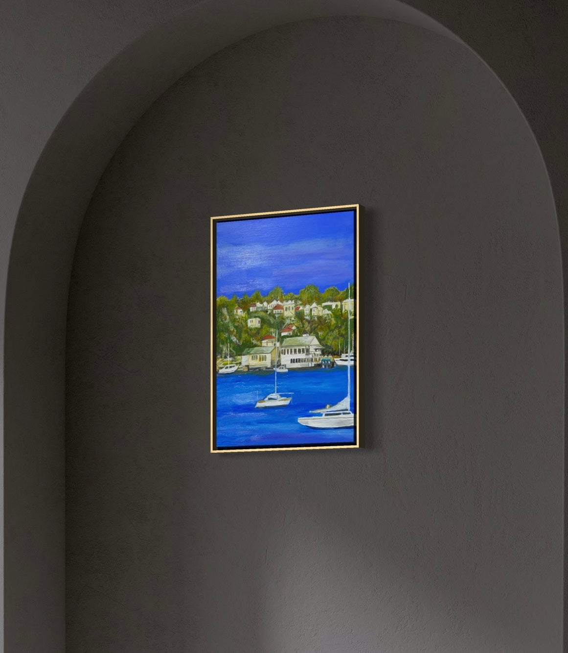 Harbor Sydney boats | Original Artwork